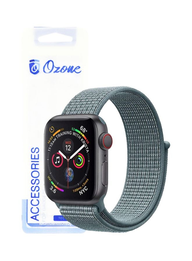 Ozone Replacement Band For Apple Watch Series 1/2/3/4 38/40mm Celestial Teal - Image 4