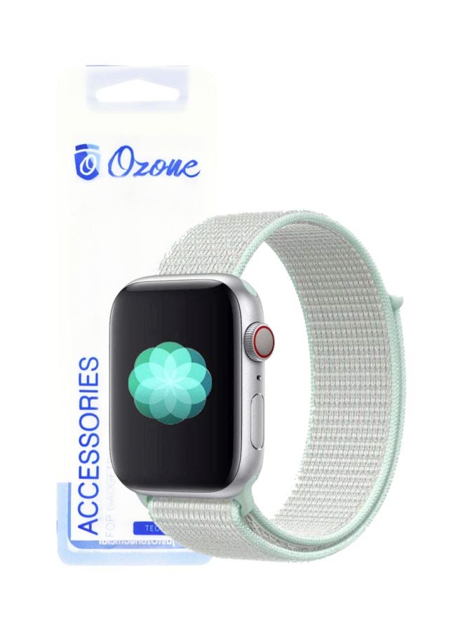 Ozone - Replacement Band For Apple Watch Series 1/2/3/4 38/40mm Teal Tint - Image 1