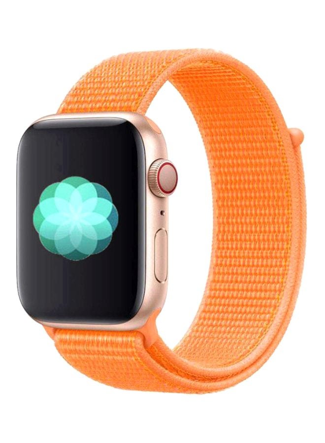 Ozone - Replacement Band For Apple Watch Series 1/2/3/4 42/44mm Orange - Image 1