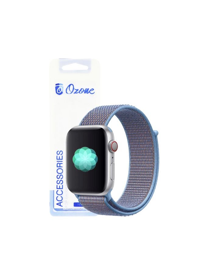 Ozone Replacement Band For Apple Watch Series 1/2/3/4 42/44mm Cerulean - Image 2