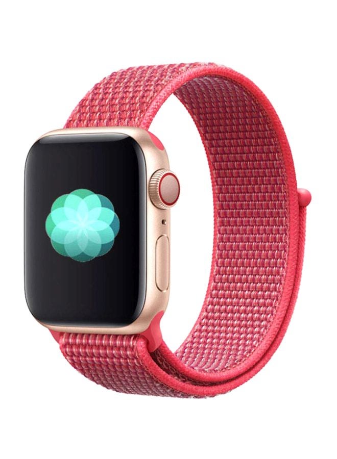 Ozone - Replacement Band For Apple Watch Series 1/2/3/4 42mm/44mm Hibiscus - Image 1