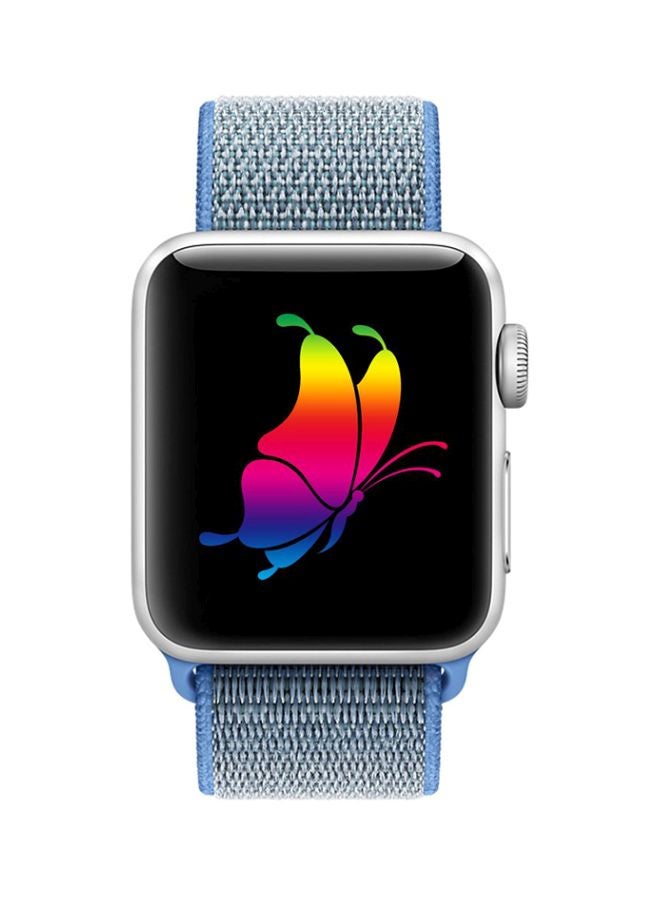 Replacement Band For Apple Watch Series 1/2/3/4 42/44mm Grey/Blue