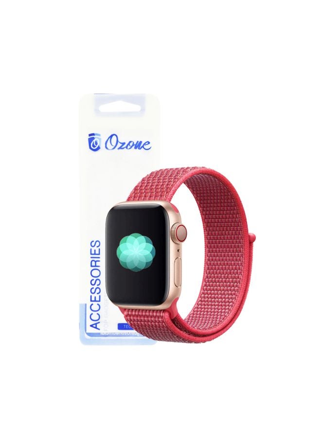 Ozone - Replacement Band For Apple Watch Series 1/2/3/4 42mm/44mm Hibiscus - Image 1