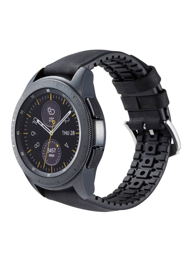 Ozone Replacement Watch Band For Huawei GT/Samsung Gear S3 Classic/Frontier/Galaxy/Moto 360 2nd Gen Black