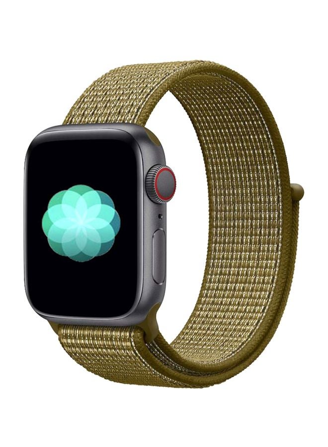 Ozone Replacement Band For Apple Watch Series 1/2/3/4 42mm/44mm Olive Green - Image 1