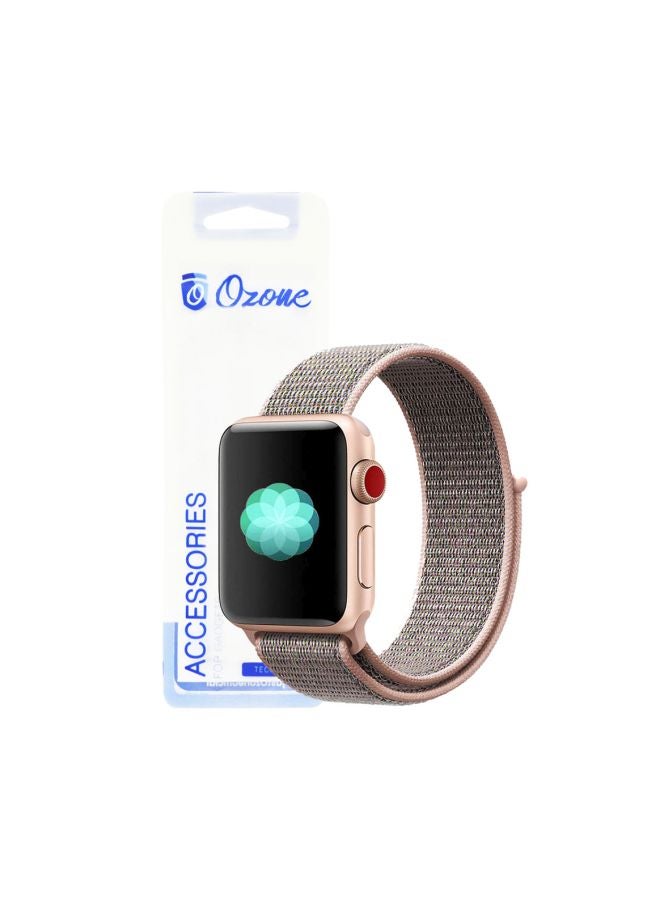 Ozone - Replacement Band For Apple Watch Series 1/2/3/4 42mm/44mm Pink Sand - Image 1