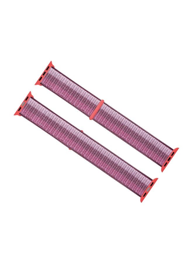 Ozone - Replacement Band For Apple Watch Series 4/3/2/1 40/38 mm Berry - Image 1