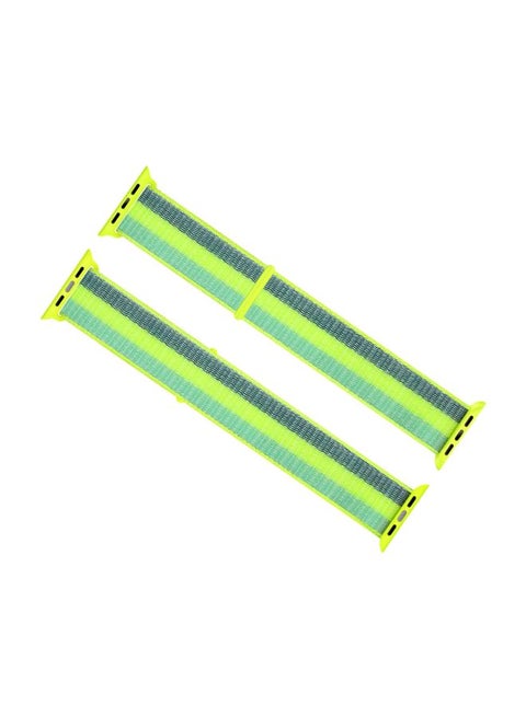 Replacement Band For Apple Watch Series 4/3/2/1 40/38 mm Green/Blue