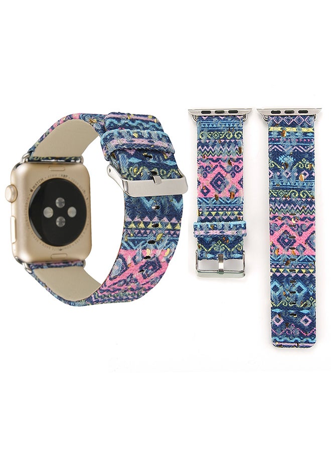 سوار بديل لسلسلة ساعات أبل 3/2/1 42 مم متعدد الألوان - Image 4