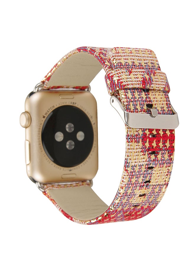 سوار بديل سلسلة ساعات أبل 3/2/1 38 مم متعدد الألوان - Image 2