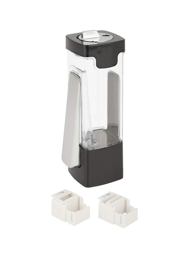 ZevrO - Food Storage And Dispenser Black/Clear - Image 1