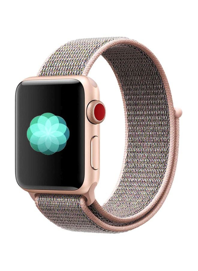 Ozone - Replacement Band For Apple Watch Series 1/2/3/4 42mm/44mm Pink Sand - Image 1