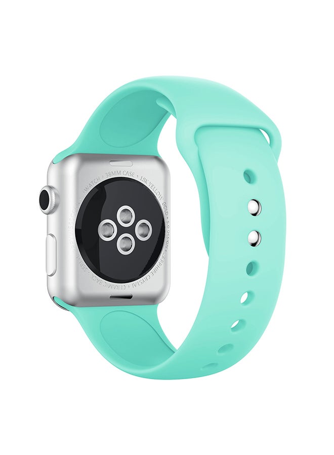 Replacement Band For Apple Watch Series 3/2/1 42mm Green - Image 2