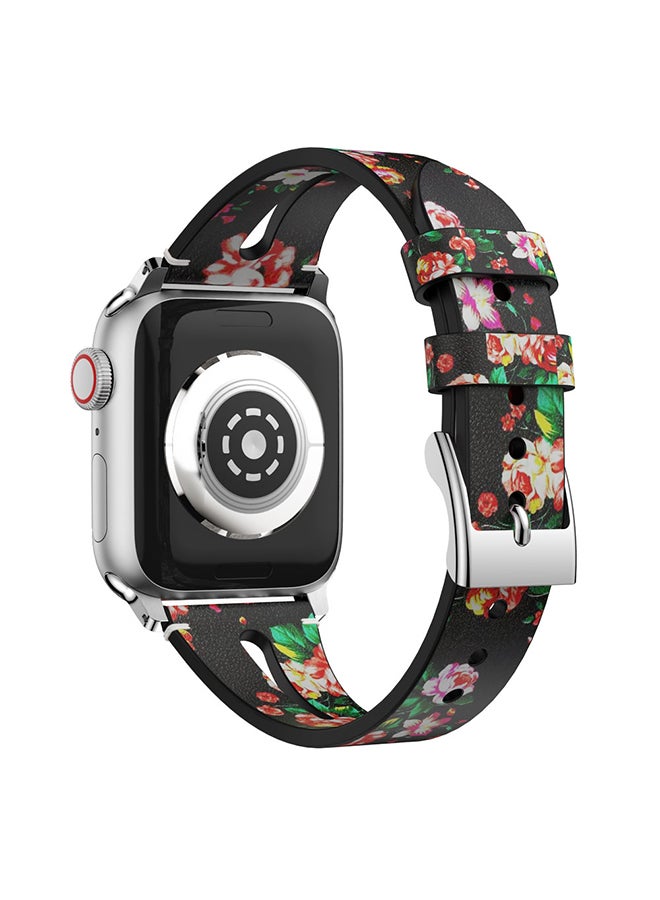 سوار بديل لساعة أبل السلسلة 1/2/3/4 مقاس 38 مم متعدد الألوان - Image 2