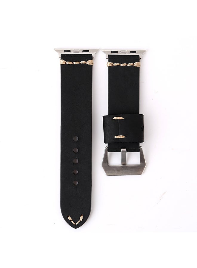 Replacement Band For Apple Watch Series 3/2/1 42mm Black - Image 2