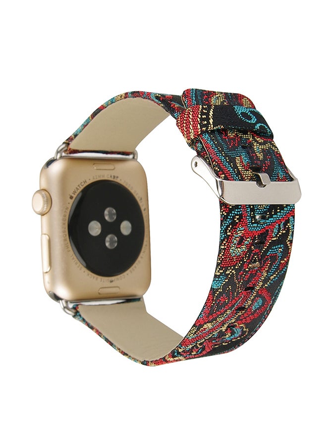 سوار بديل سلسلة ساعات أبل 3/2/1 38 مم متعدد الألوان - Image 2