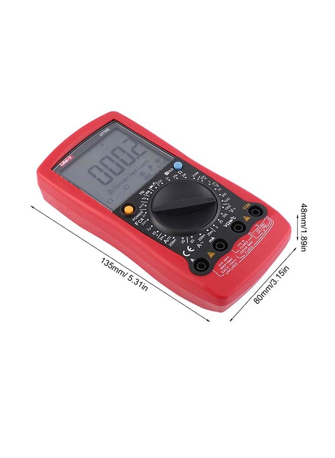 UNI-T Digital Multimeter Red/Black 179X88X39  - Image 4
