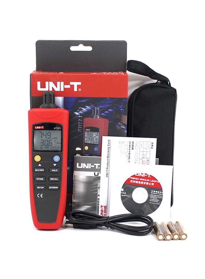 UNI-T Digital Thermo Hygrometer Red/Black 185X54.8X33.8  - Image 3