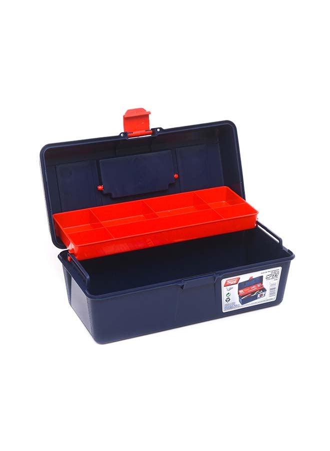 Tayg Plastic Tool Box Blue/Red 31X16X13cm  - Image 2