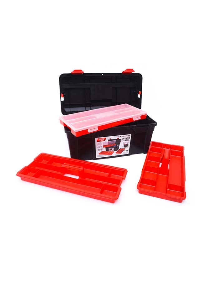 Tayg 23-Inch Heavy Duty Tool Box Red/Black 58X28.5X29cm  - Image 5