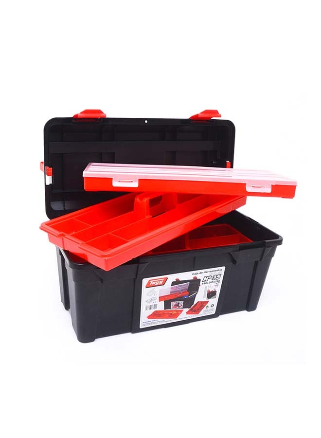 Tayg 23-Inch Heavy Duty Tool Box Red/Black 58X28.5X29cm  - Image 4