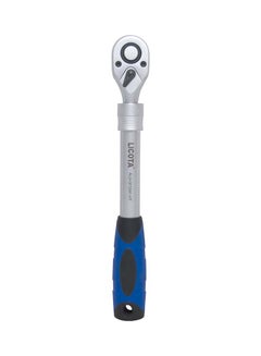 1/2-Inch Drive Extendable 72-Teeth Ratchet Handle Silver/Blue 30x3x2.7cm