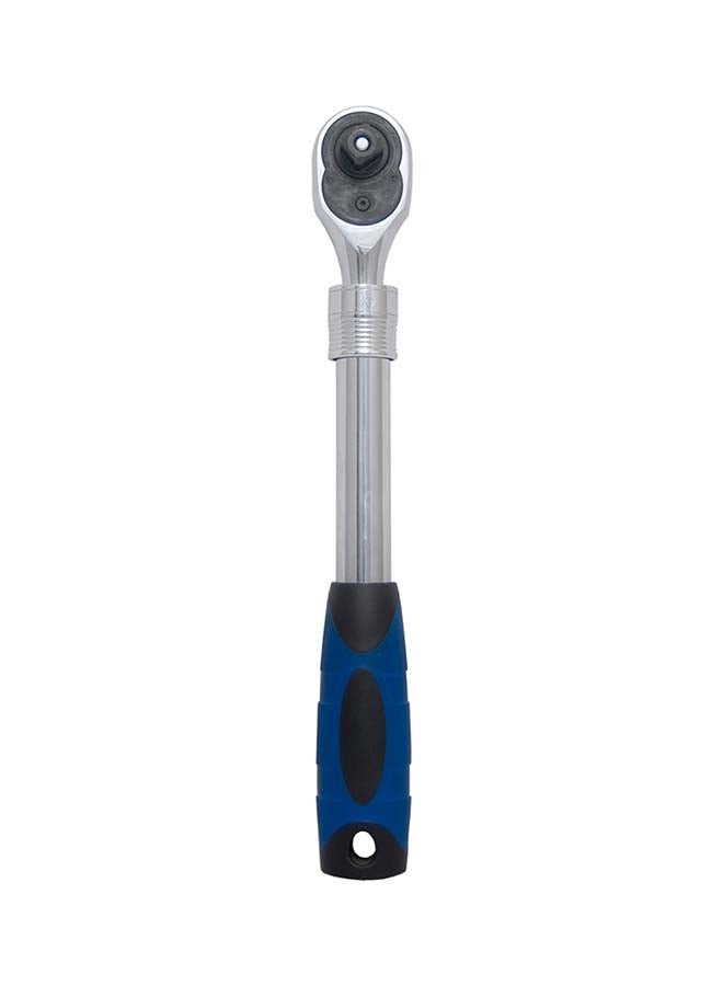 LICOTA - 1/2-Inch Drive Extendable 72-Teeth Ratchet Handle Blue/Silver 30X3X2.7cm - Image 1