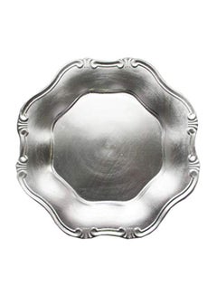 Jay Dinner Plate Silver 13x1inch  - Image 1