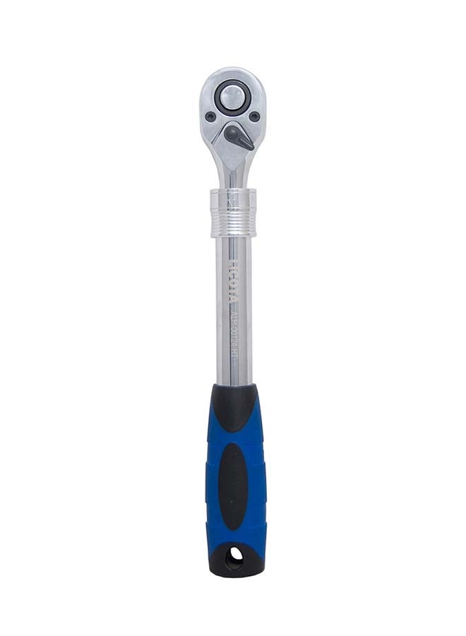 LICOTA - 1/2-Inch Drive Extendable 72-Teeth Ratchet Handle Blue/Silver 30X3X2.7cm - Image 1