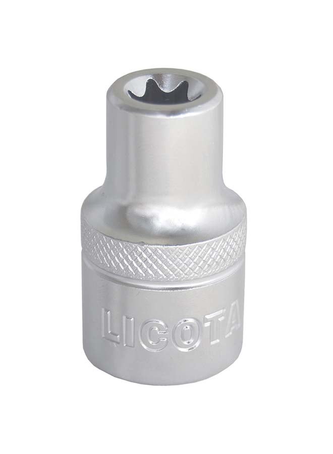 LICOTA 1/2-Inch Drive Torx Socket Silver 3.8x2x2cm  - Image 1