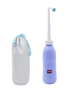 3-Piece Travel Shattaf Handheld Bidet Bottle Set Light Blue/White 24x7cm - v1580394746/N34111041A_1