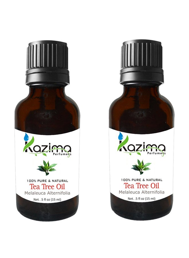 زيت عطري بخلاصة شجرة الشاي، مجموعة من عبوتين 15ملليلتر