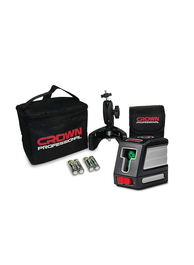 Crown CT44047 Self Leveling Line Laser 30M Black/Grey/Red Black/Grey/Red - Image 2