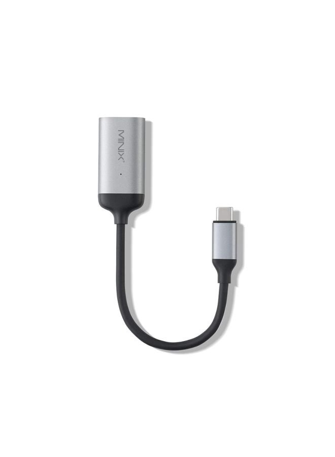 Minix - USB-C Multiport HDMI Adapter For Windows/Mac/Chrome OS Grey/Black - Image 1