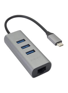 USB-C Multiport Adapter For Windows/Mac/Chrome OS Grey/Black