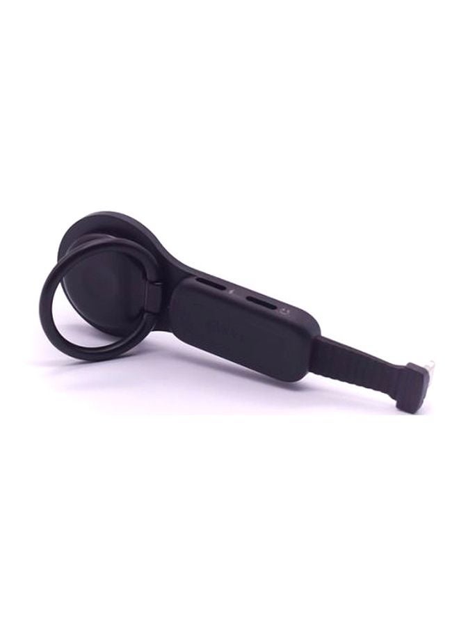 Usams - Dual Lightning Ring Holder Splitter Adapter Black - Image 1