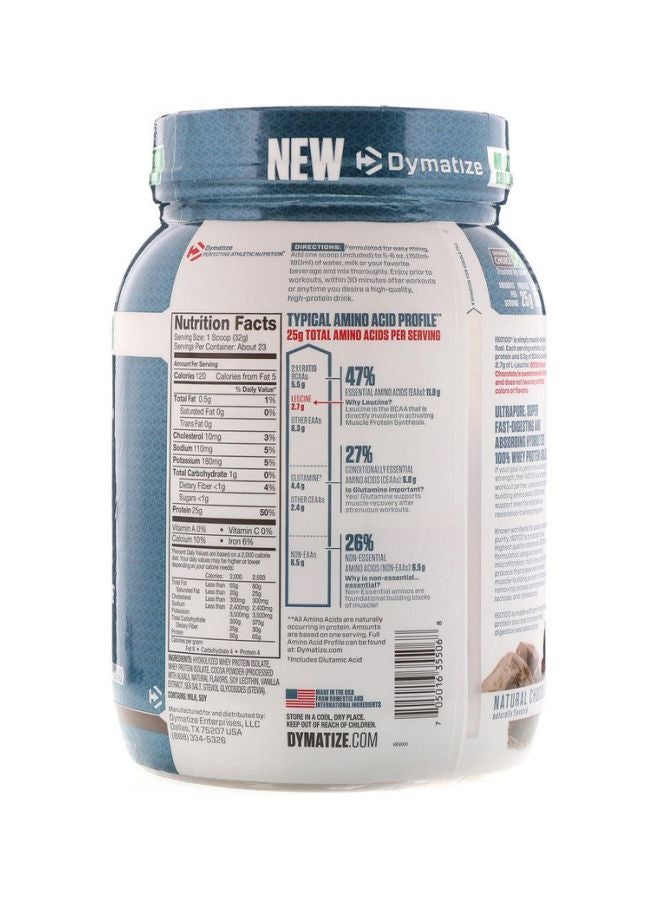 ISO100 Hydrolyzed 100% Whey Protein Isolate Powder
