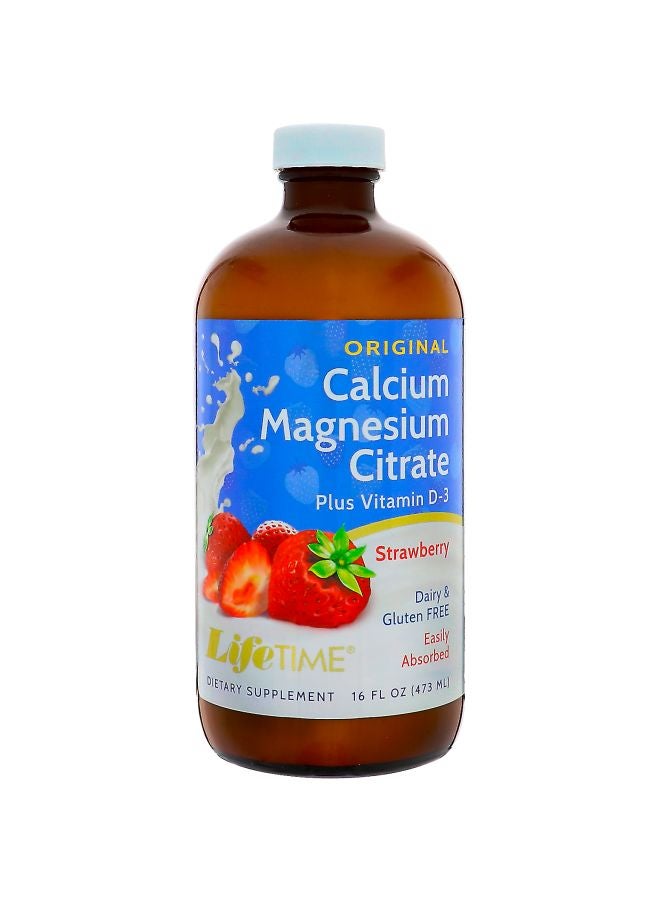 Lifetime Calcium Magnesium Citrate - Strawberry 