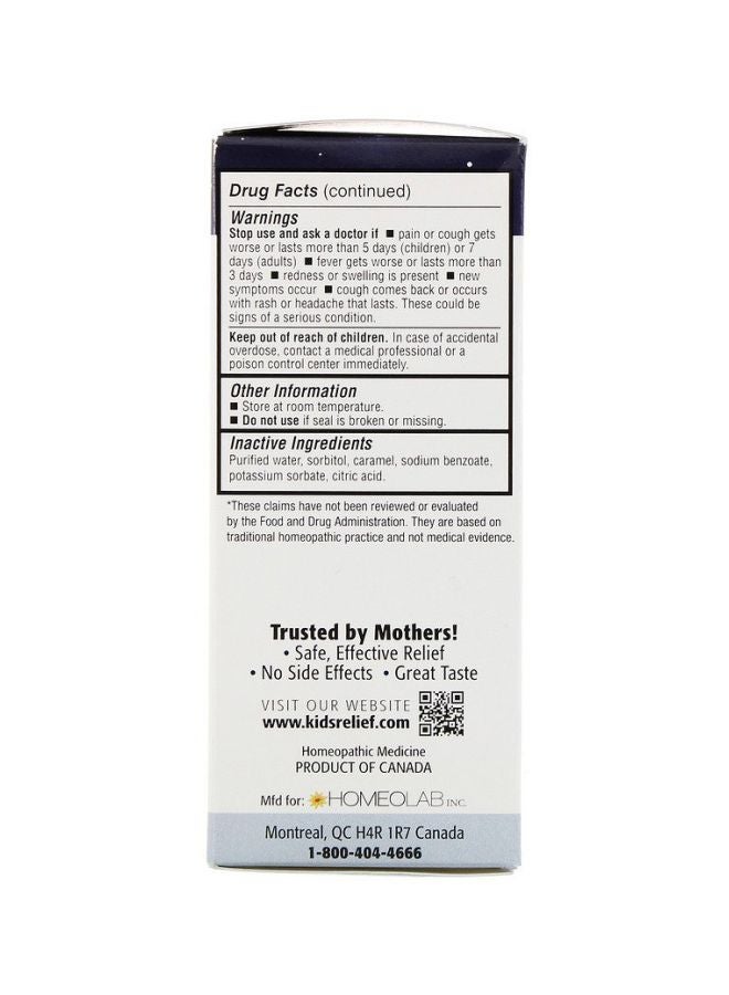 Homeolab USA - Kids Relief Cough And Cold Syrup - Image 1