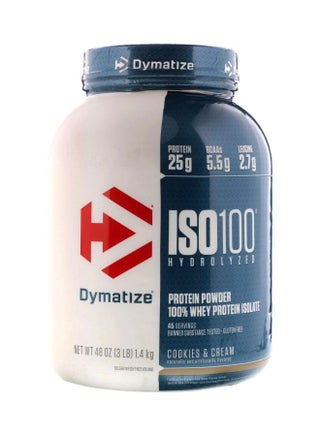 ISO 100 Hydrolyzed Protein Powder - Cookies And Cream - v1580399392/N33132278A_1