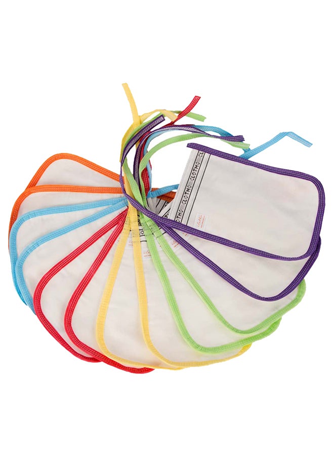 12-Piece Hammam Glove Bath Body Scrub Set Multicolour