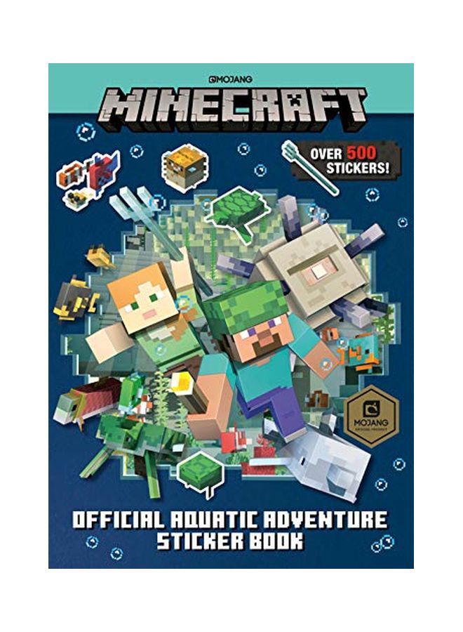 Minecraft Official Aquatic Adventure Sticker Book paperback english - 23 July 2019