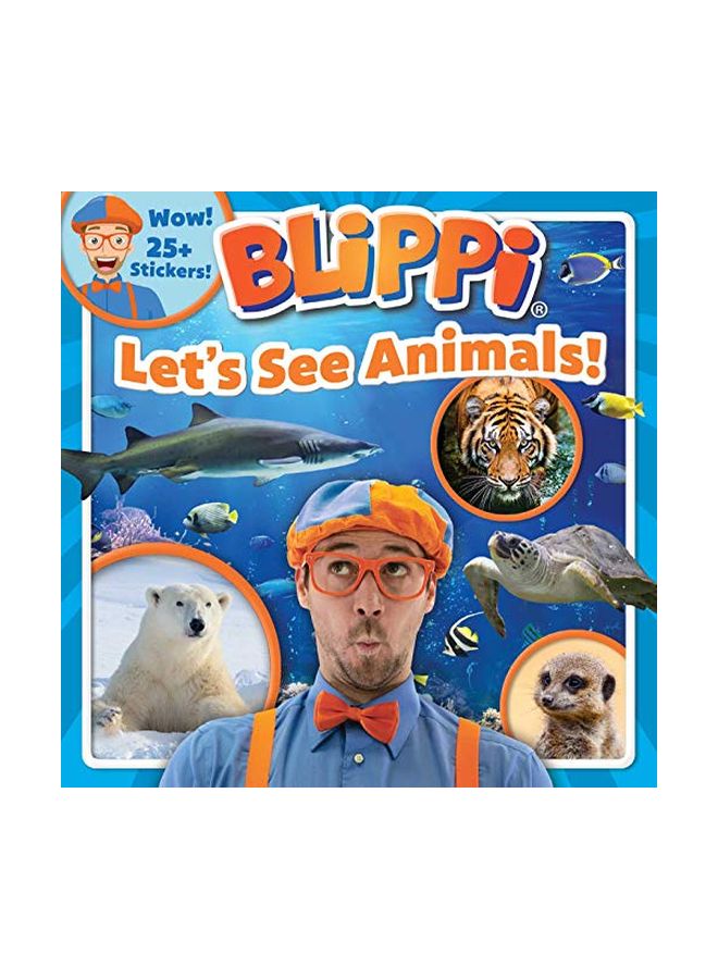 Blippi: Let's See Animals! Paperback English by Thea Feldman - 43739 