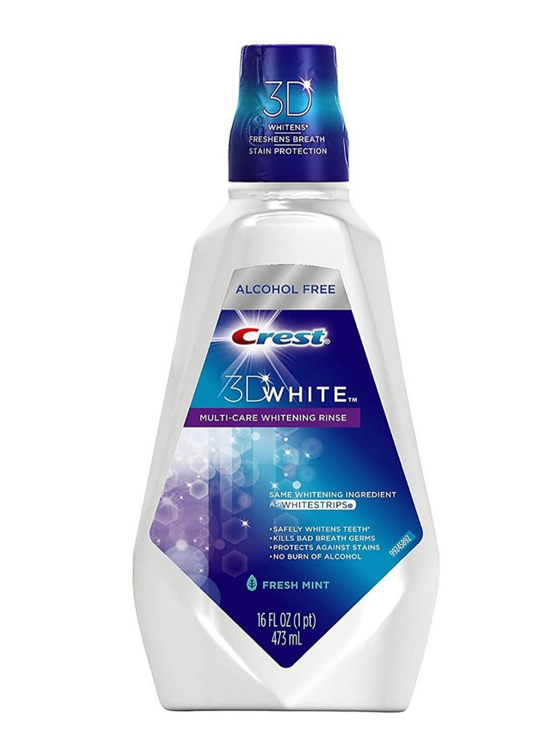 Crest 3D White Multi-Care Dry Mouth Oral Rinse 473ml