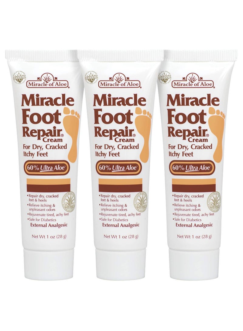 Pack Of 3 Miracle Foot Repair Cream - v1580403171/N33572606A_1