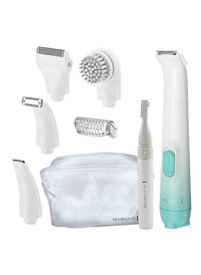 REMINGTON 5-Piece Smooth And Silky Body Bikini Groomer Kit White/Blue  - Image 1