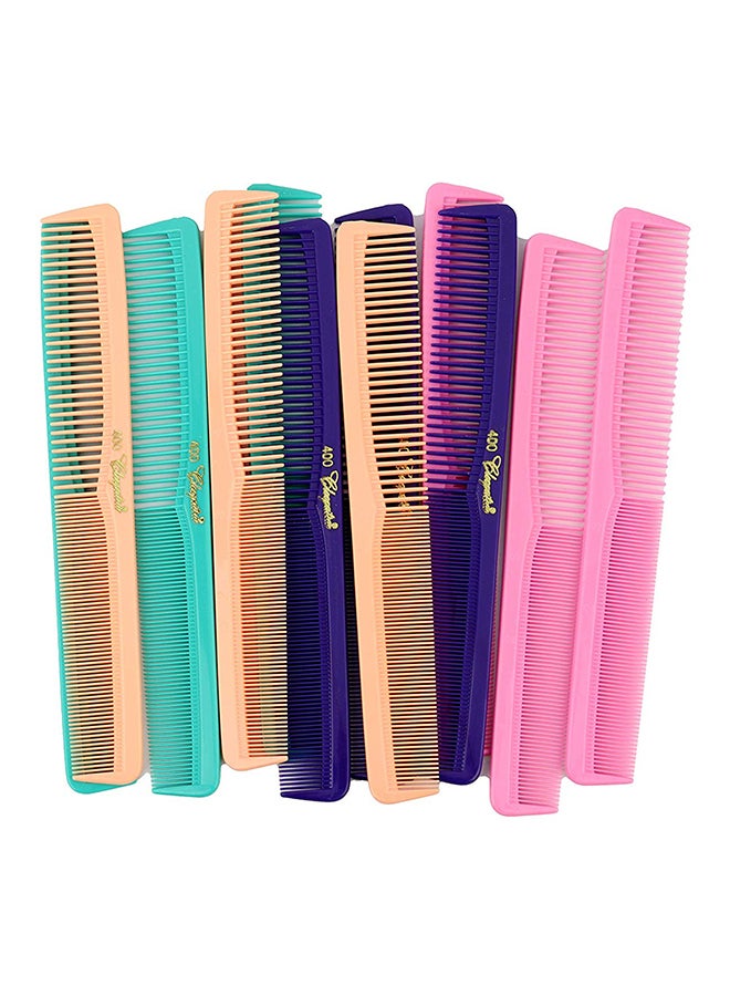 12-Piece Hair Comb Multicolour 7inch - v1580405351/N33727071A_2