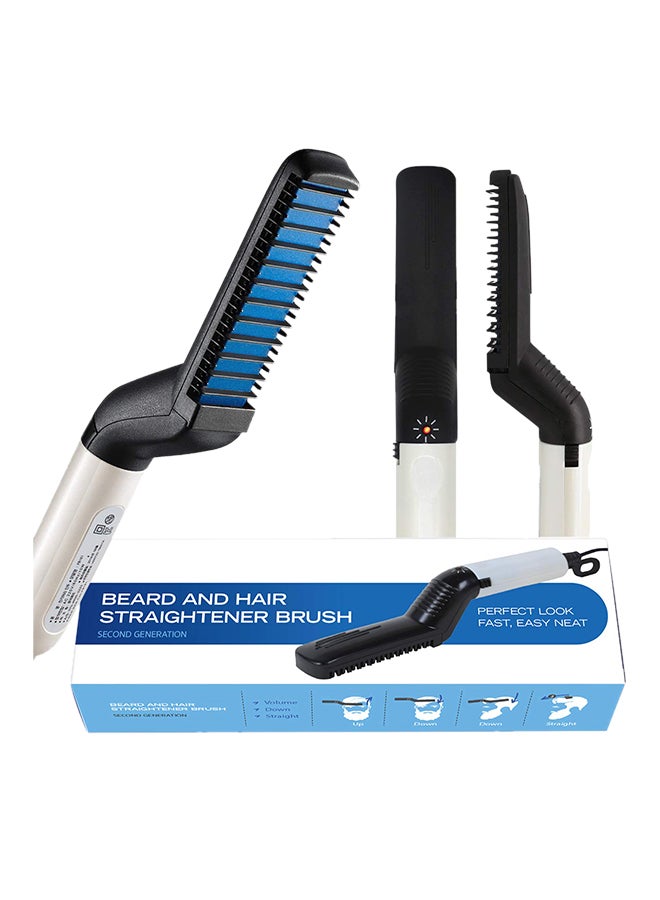 Ulensy Beard Straightener Brush Black/White 2.8X0.98X2.9  - Image 3