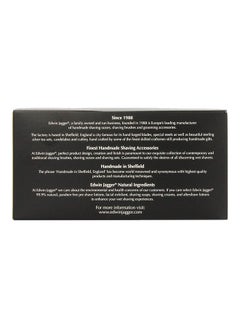 Edwin Jagger Simulated Ebony And Nickel Shaving Set Black/Silver  - Image 2