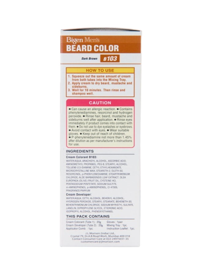 Bigen - Pack Of 2 Beard Colour Brown 2 x 20cm - Image 1